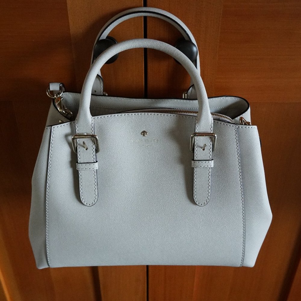 Kate Spade Handbag with Shoulder Strap - Cream/Beige Color